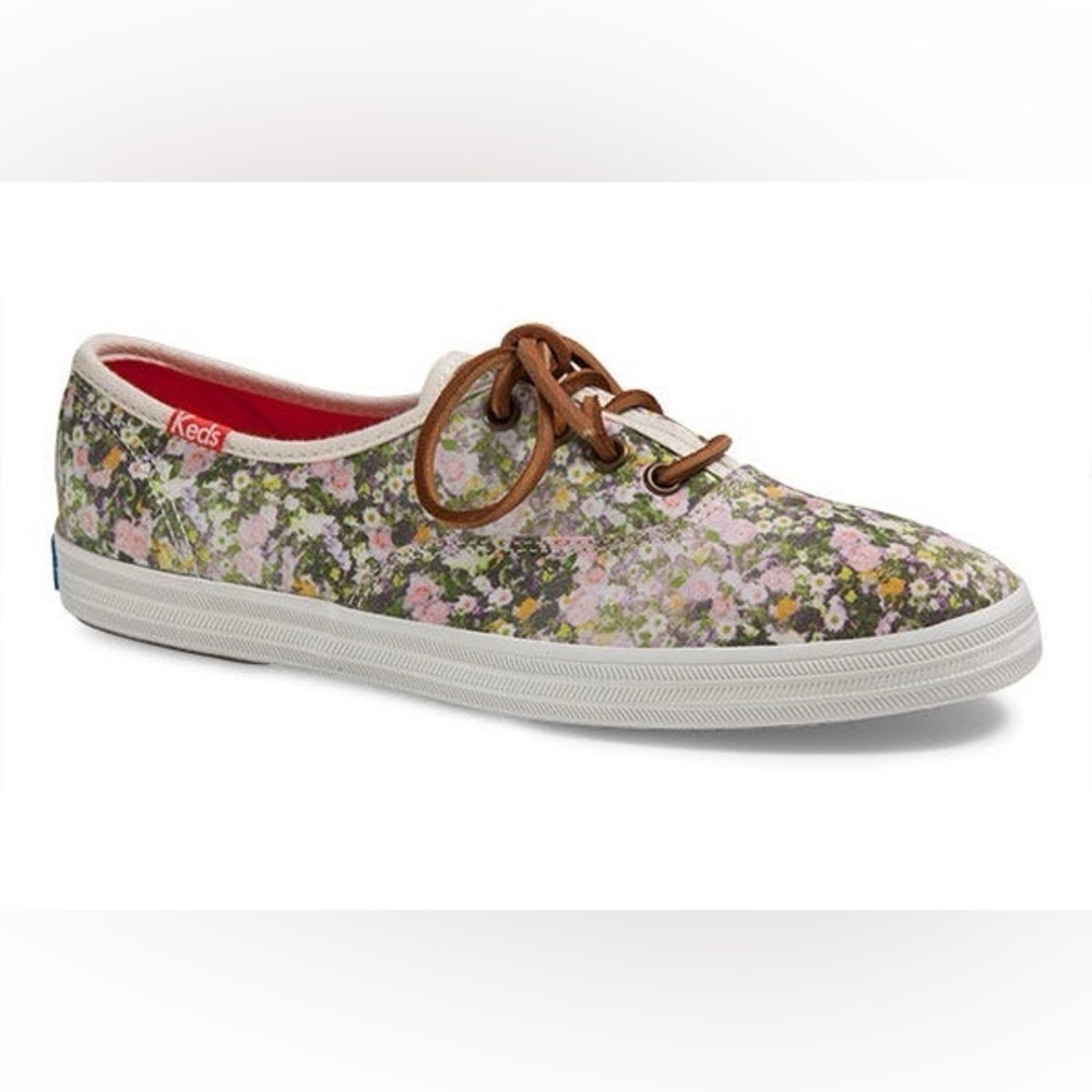 Keds x Madewell Floral Canvas Sneakers Casual Flats Summer Pastel